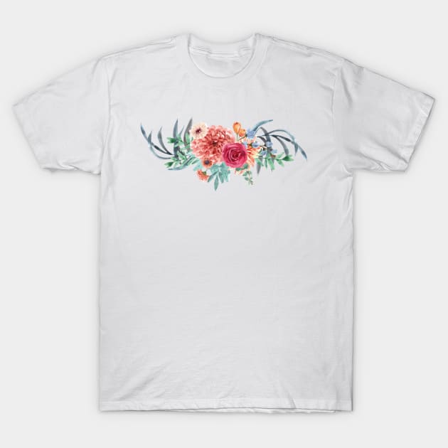 Vintage Snapdragons T-Shirt by Coolthings